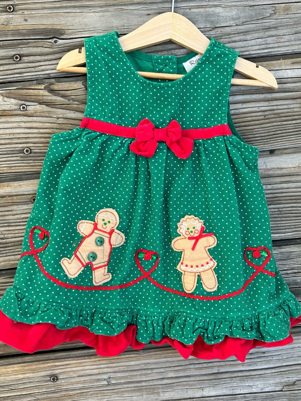 Vintage Y2K Rare, Too! Gingerbread Christmas Dress – 2T